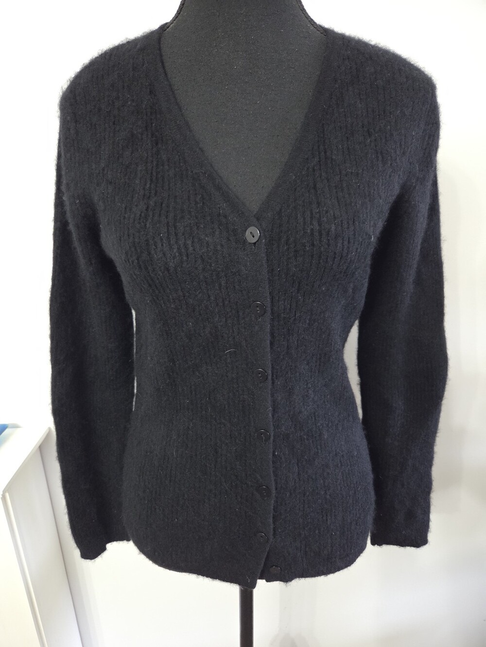A. Giannetti ribbed cashmere cardigan Sz M